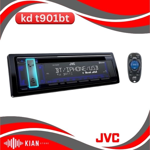 پخش جی وی سی kd t901bt