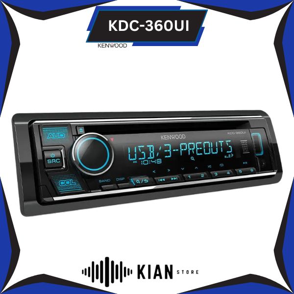 دستگاه پخش خودرو کنوود مدل KDC-360UI